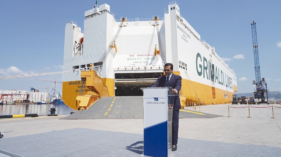Guido Grimaldi, director comercial corporativo de Short Sea Shipping del Grupo Grimaldi.