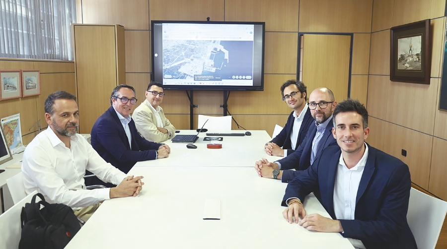Qair se interesa por el proyecto de eólica marina de PortCastelló