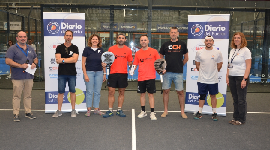 Across Logistics y Rhenus Air &amp; Ocean, empresas ganadoras del 4º Torneo de Pádel de Diario del Puerto