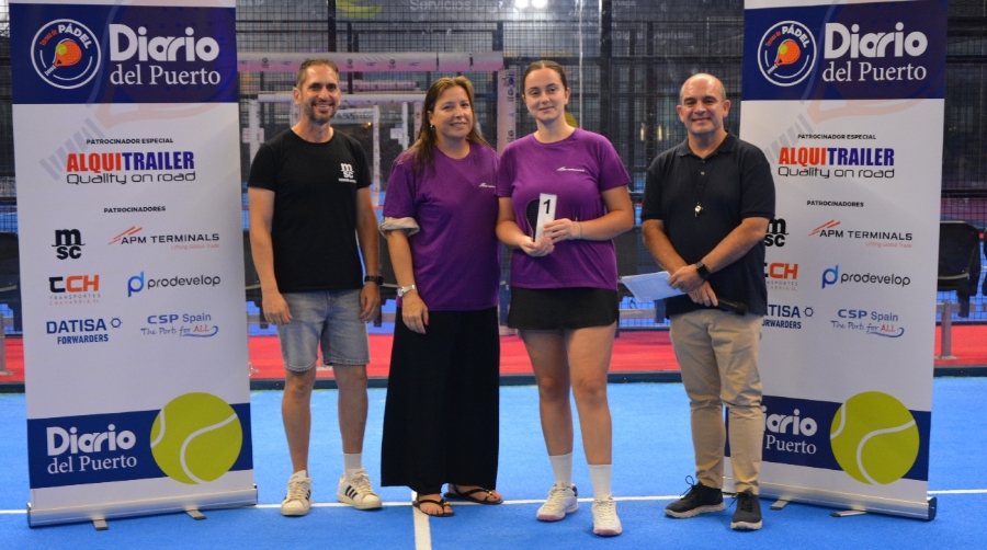 Logística y Gestión Port y APM Terminals, empresas ganadoras del 6º Torneo de Pádel Diario del Puerto en Valencia