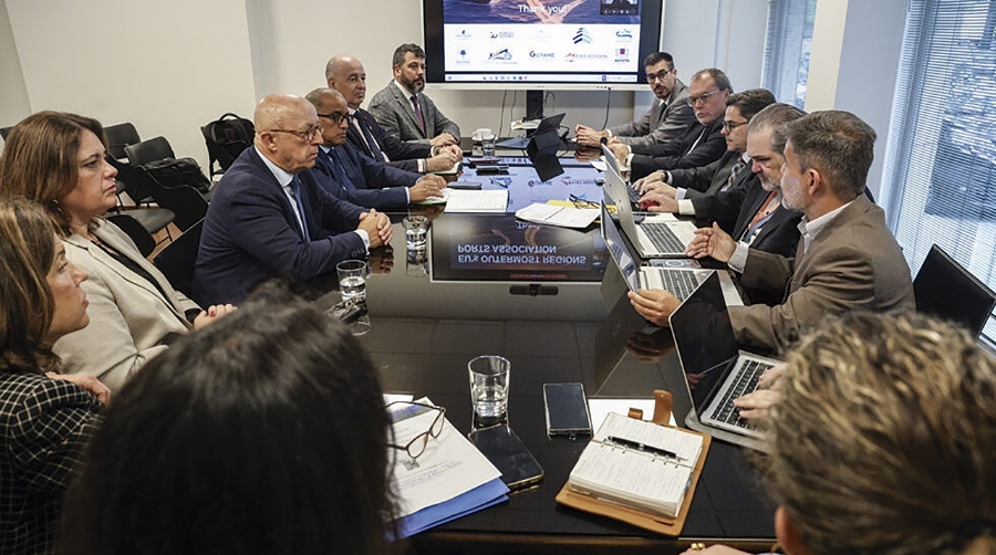 Los presidentes de los puertos canarios han mantenido una intensa agenda en Bruselas.