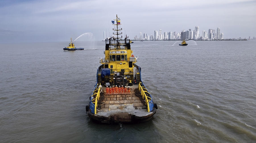 SAAM Towage completa con éxito un remolque transcontinental