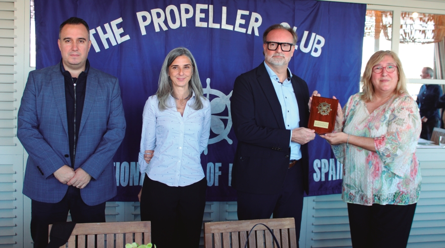 Màrius Gutes, invitado de honor de la comida coloquio de noviembre de Propeller Club Barcelona