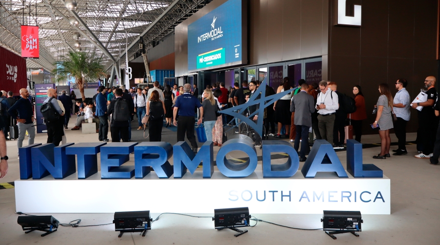 Intermodal South America ha estrenado en su 29ª edición un nuevo recinto ferial en Distrito Anhembi. Foto J.P.