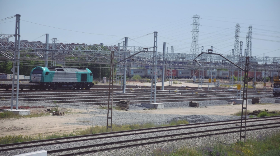 La Terminal Intermodal Oeste de Vicálvaro se espera que entre en servicio el 28 de octubre de 2025. Foto M.J.