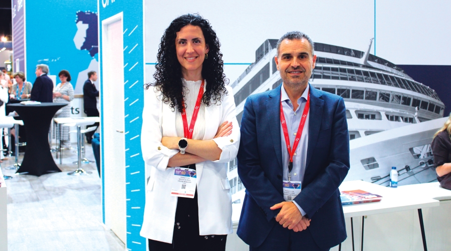 Marta Alonso, Cruise Manager; y Ramiro Cobo, general manager de Pérez y Cía. Foto M.V.