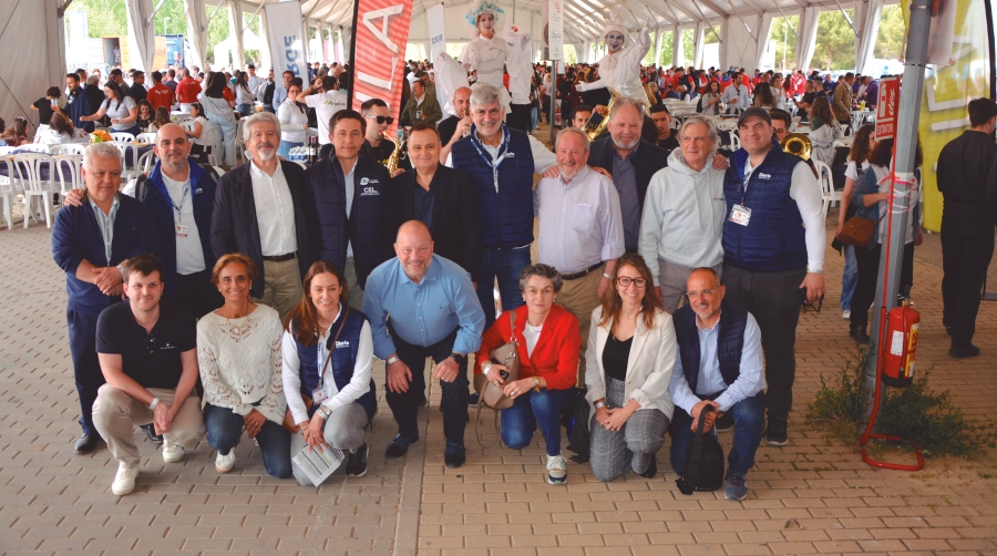 Representantes institucionales que respaldaron el viernes la 6ª Fiesta de la Logística de Madrid. Foto J.C.P.