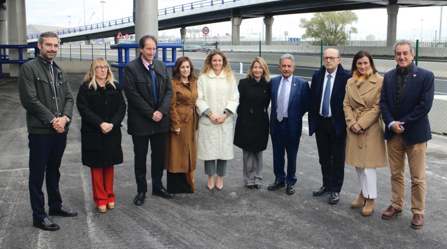 El nuevo acceso al Puerto de Santander “simboliza la apuesta del Gobierno por la intermodalidad”