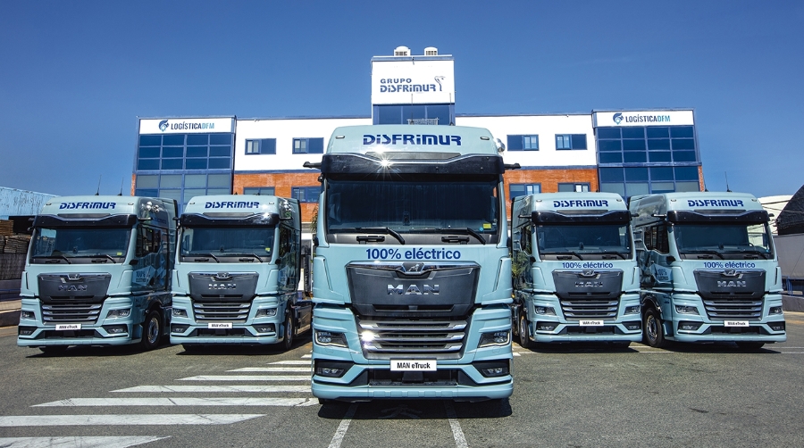 Grupo Disfrimur incorpora cinco nuevos camiones eléctricos