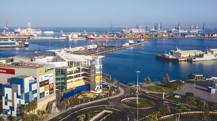 Los puertos de Las Palmas han registrado 452.948 toneladas más que en enero de 2024.