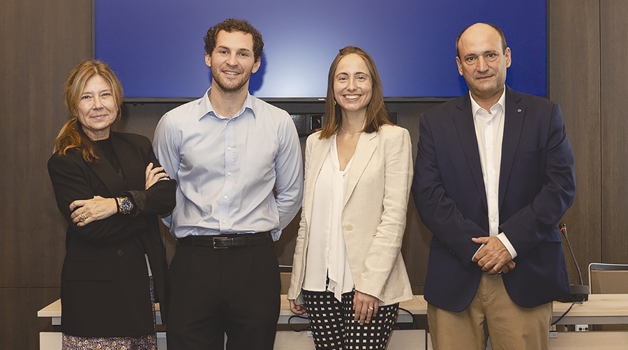 Maria del Carmen Hidalgo, International Sales Manager en GLS; Michael Shleymovich, Marketplace Associate Director en SHEIN; Carmen Cuadrado, Marketplace Director en SHEIN, y Honorio Hernandez, National Central Sales Representative en GLS.