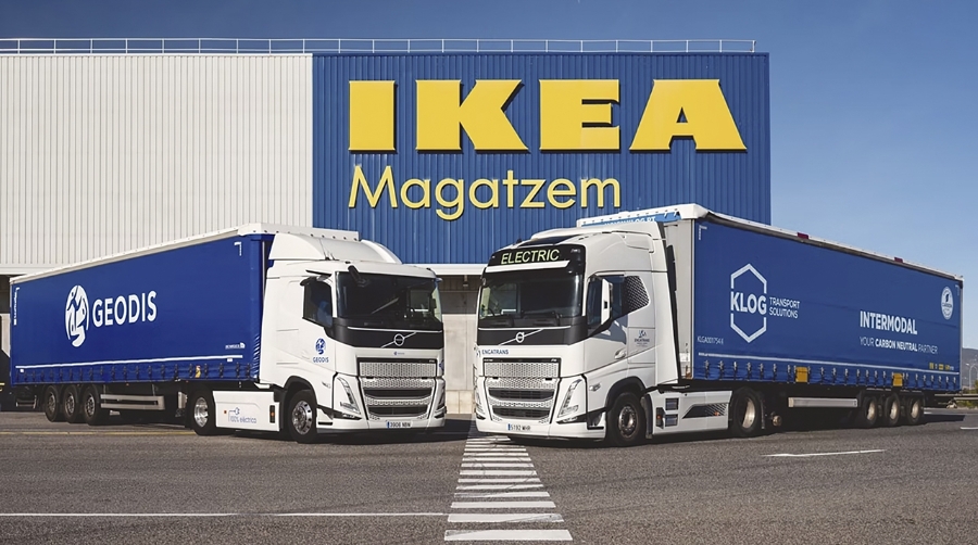 Ambas empresas han apostado por unidades Volvo 100% eléctricas.