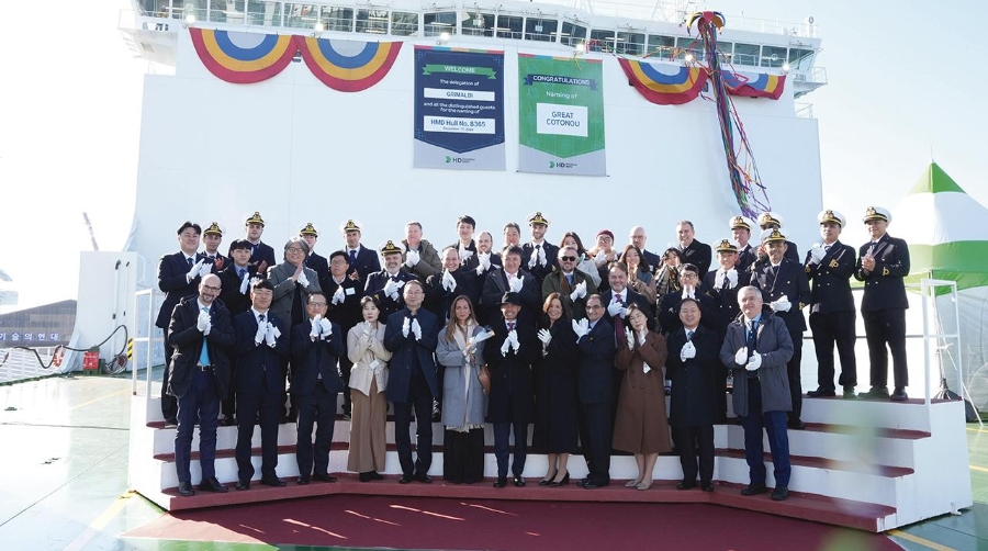 Grimaldi completa su flota de buques G5 con el “Great Cotonou”