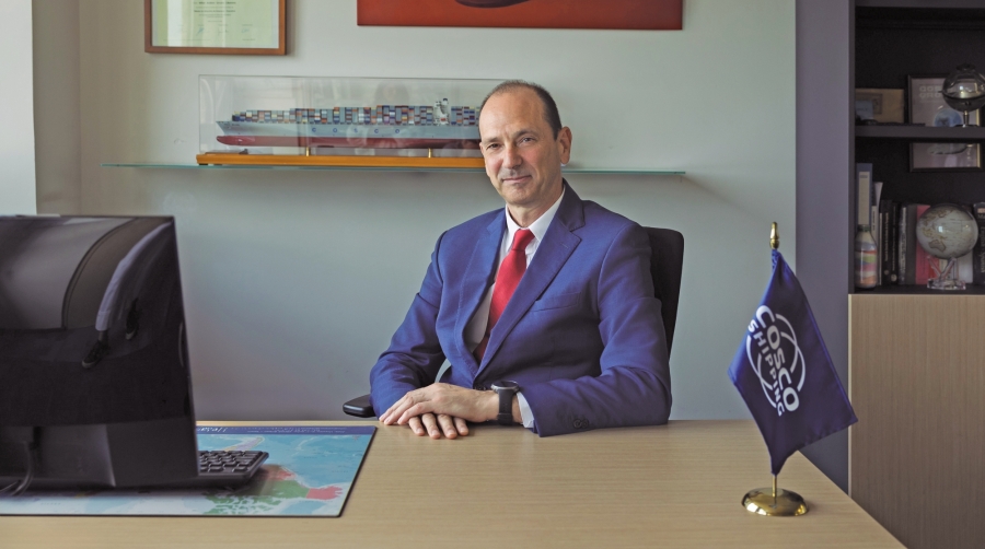 Mikel Urrutia, director general de Vasco Shipping Services destaca la ”saludable ambición de crecer” de la empresa,