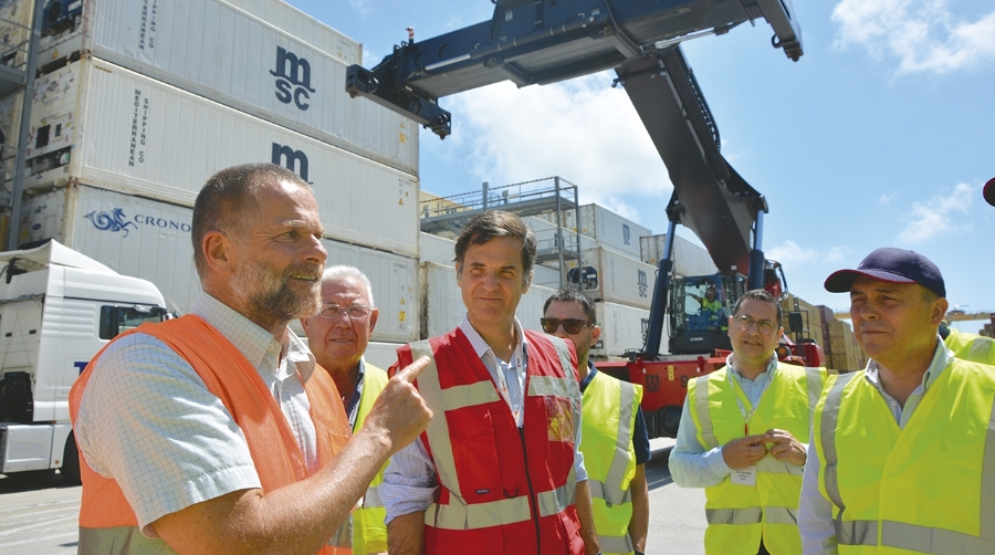 Kalmar prueba su reachstacker eléctrica en operativa real en MSC Terminal Valencia