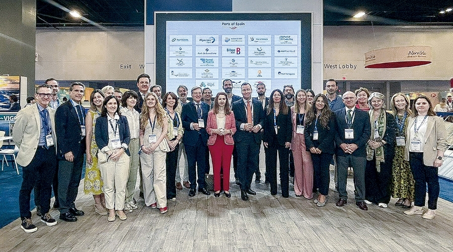 El Puerto de Málaga participó en la feria en el stand de Ports of Spain.