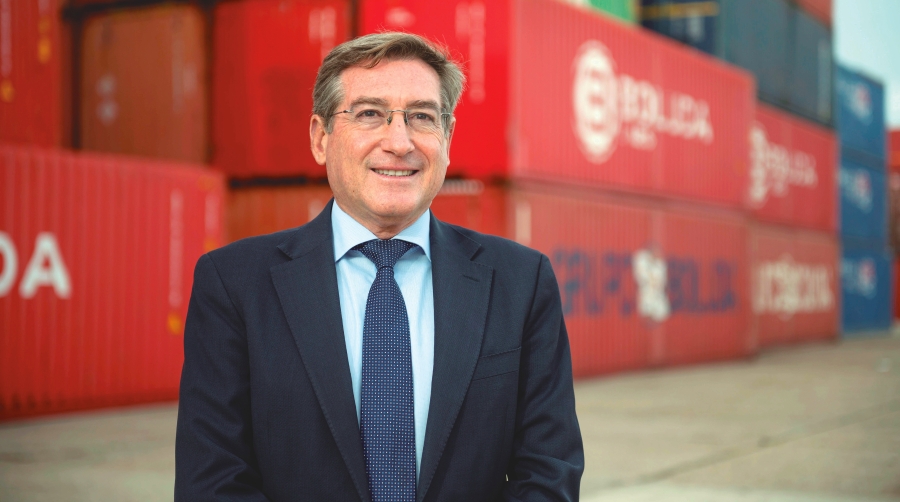 Rafael Carmona, presidente de la Autoridad Portuaria de Sevilla.