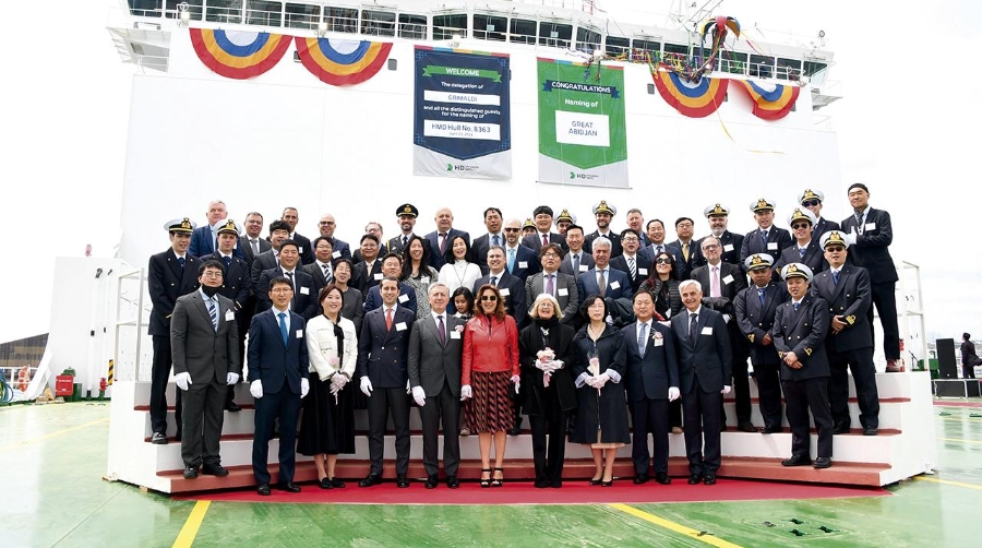 Grimaldi recibe un nuevo buque para el servicio entre el norte de Europa y West África