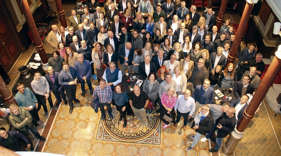 120 profesionales de la carga aérea de Barcelona participaron en el encuentro anual del Air Cargo Club. Fotos M.V.