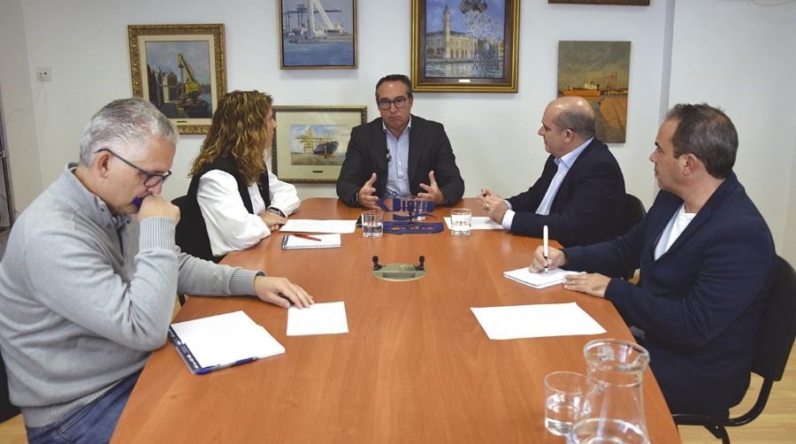 Un momento del Desayuno Informativo de Diario del Puerto que tuvo a PortCastelló como protagonista.