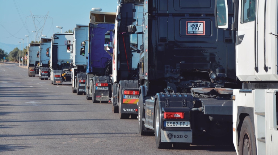 Las asociaciones de transportsitas esperan que se habilite pronto la zona de estacionamiento seguro en el PLV. Foto D. P.