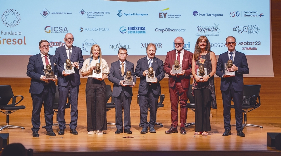 Los premiados en los Premios Gaudí Gresol.