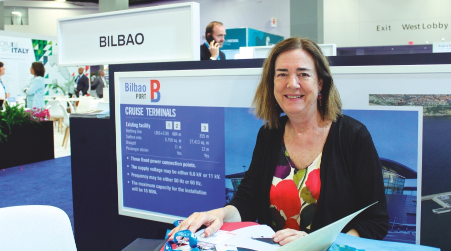 Gloria Frau, jefa de Comercial y Cruceros de BilbaoPort. Foto M.V.
