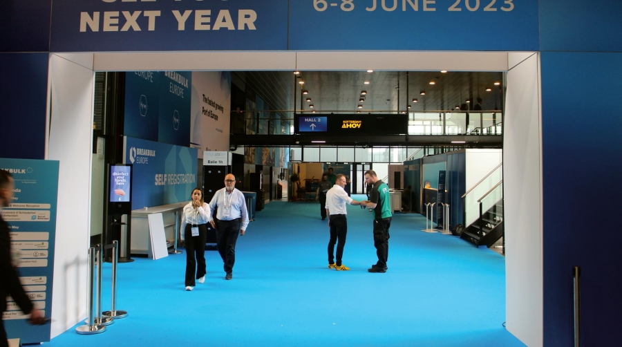 Gran afluencia de empresas en BreakBulk Europe 2022