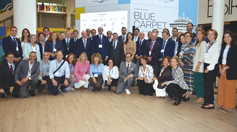 Representación de las autoridades portuarias españolas y Puertos del Estado en Seatrade Europe 2025. Foto J.C.P.