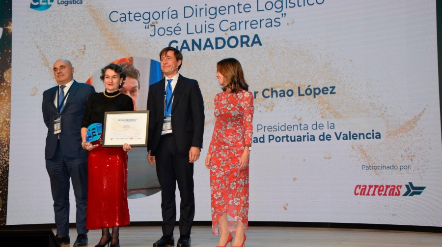 Mar Chao, presidenta de la AP de Valencia, recibe el premio “José Luis Carreras” en los XXXIV Premios CEL.