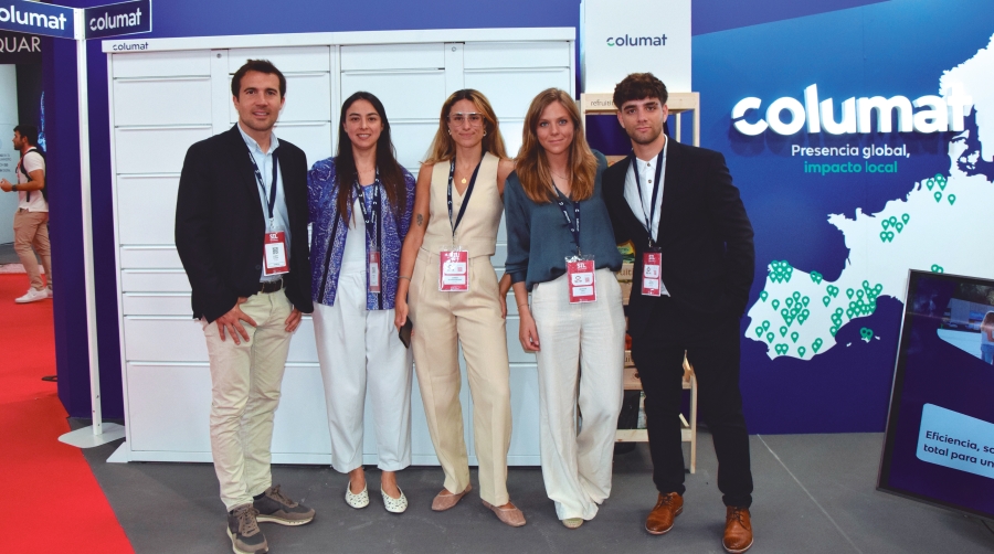 De izquierda a derecha, Albert Bladas, Sandra López, Carmen Velasco, Georgina Coll y Arnau Miñarro. Foto M.C.