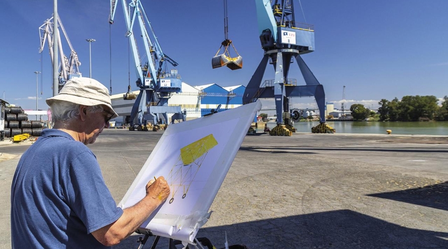 Sevitrade celebra el éxito de su I Certamen de Pintura sobre el “Guadalquivir Portuario”