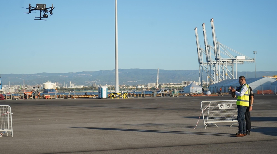 Port Tarragona aumenta su seguridad con drones de vigilancia