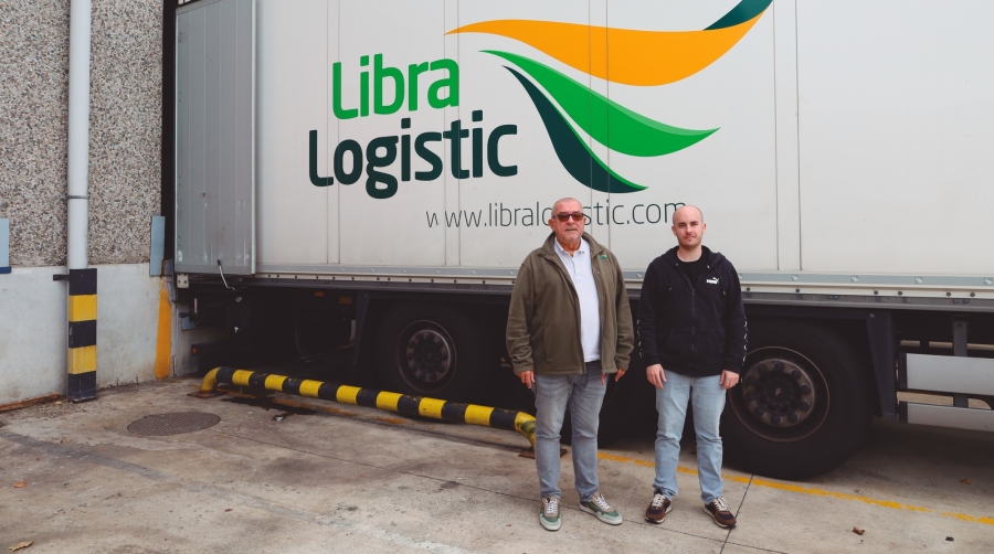 José Antonio Ruiz, CEO de Libra Logistics, y Andreas Ruiz, executive manager. Foto: J. M.