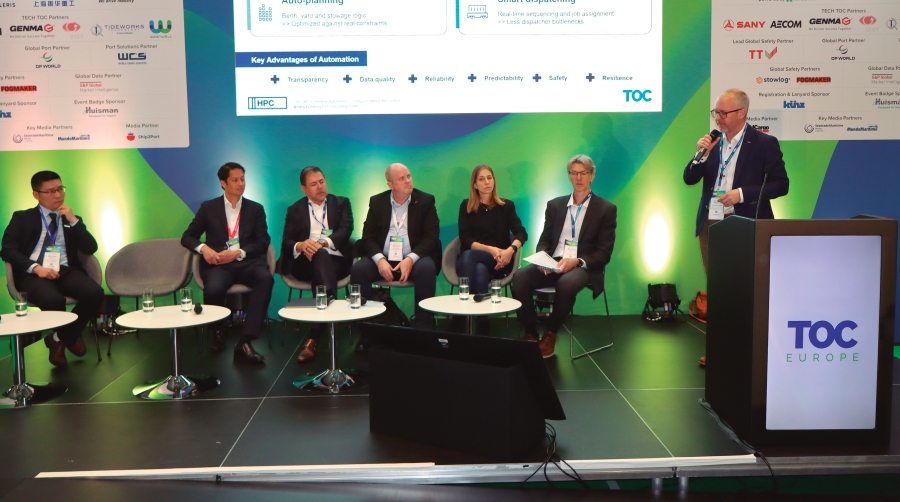 TOC Europe impulsa el debate global sobre los puertos digitales y la automatización