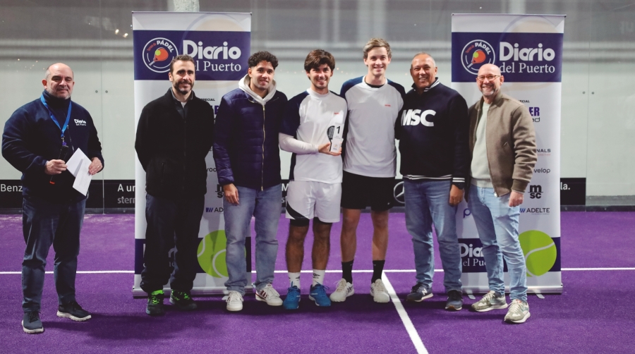 Ganadores nivel avanzado: Fernando Vitoria (Grupo Diario), Juanjo Collado (ADELTE), Roger Barreto (MSC), Álex García (Agunsa), Diego Ruiz-Tagle (Agunsa), Rogelio Barreto (MSC), Juan Carlos Sarmentero (Grupo Diario). Foto J.M.