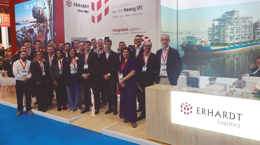 Erhardt Logistics ha desplazado a un amplio de equipo de profesionales. Foto J.P.