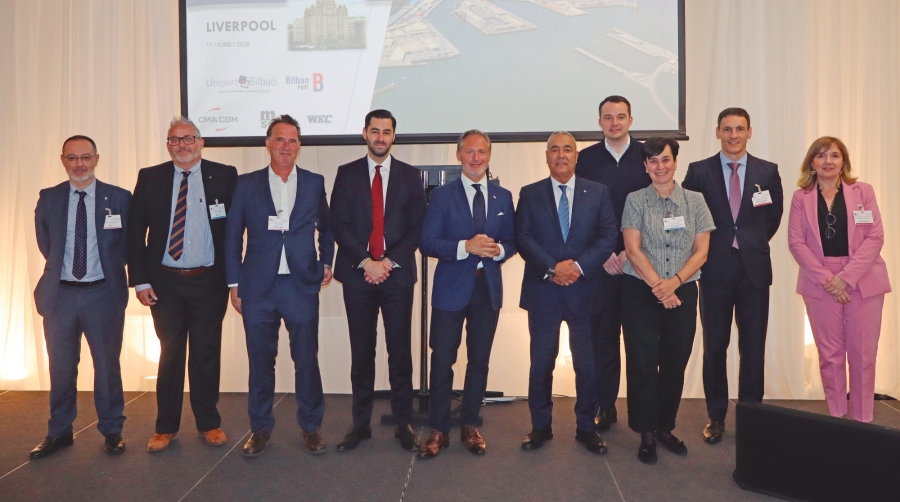 El Puerto de Bilbao muestra en Liverpool su eficiencia logística y capacidad multimodal