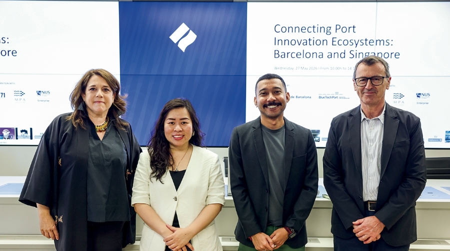 Los puertos de Barcelona y Singapur comparten iniciativas innovadoras en el Smart Port Challenge 2026