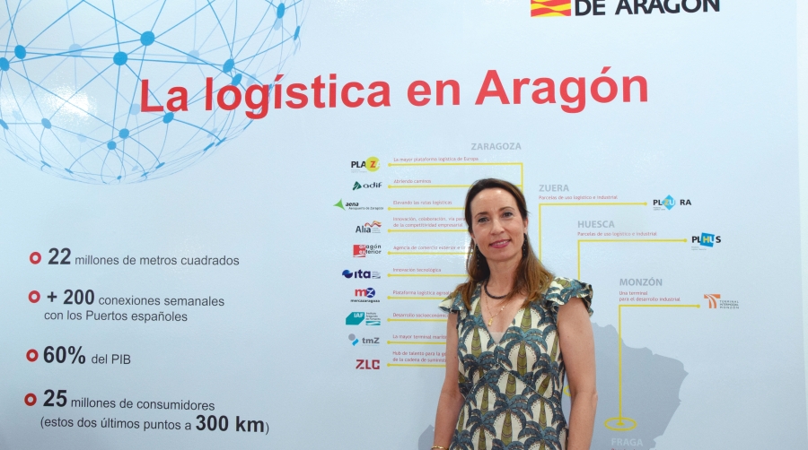 Raquel Campos, . directora general de Planificación Estratégica y Logística Gobierno de Aragón. Foto M.C.