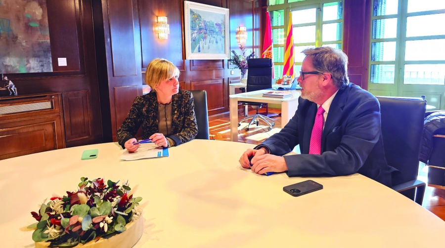 Éste es el primer encuentro institucional con la presidenta de la Diputació desde que Santiago Castellà asumió la presidencia de la AP de Tarragona a finales de octubre de 2024.