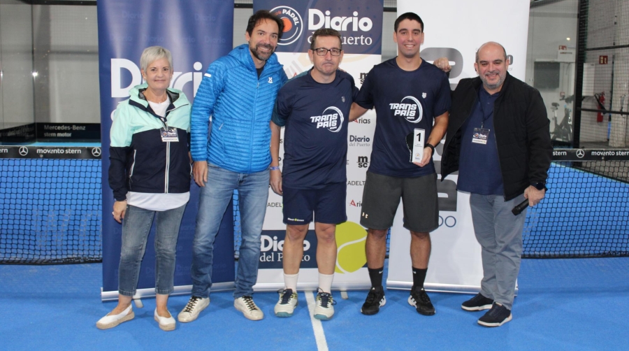 Transpais se ha proclamado ganador de la categoría avanzado del Torneo de Pádel Diario del Puerto de Barcelona. Foto M.V.