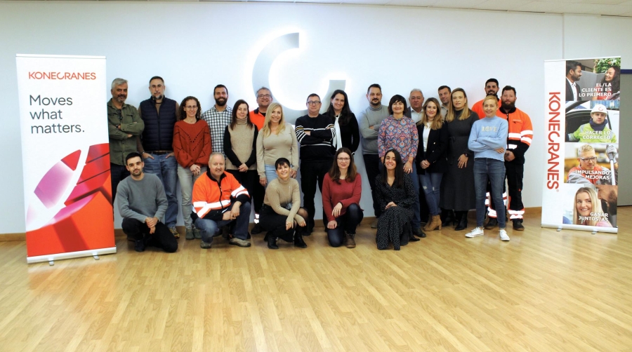 La compañía ha celebrado diversos eventos en oficinas repartidas por todo el mundo, como es el caso de la de Konecranes en Valencia. Foto J.C.P.