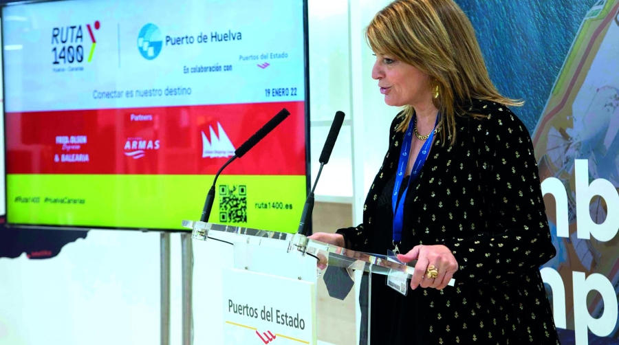 Pilar Miranda, presidenta del Puerto de Huelva.
