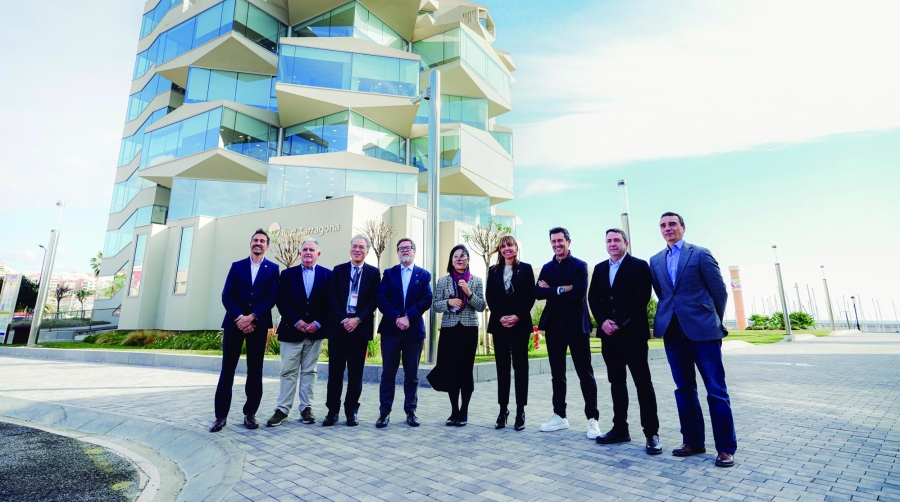 La reunión en el puerto de Tarragona ha consistido en una sesión informativa seguida por un networking en la sede administrativa de la Autoridad Portuaria.