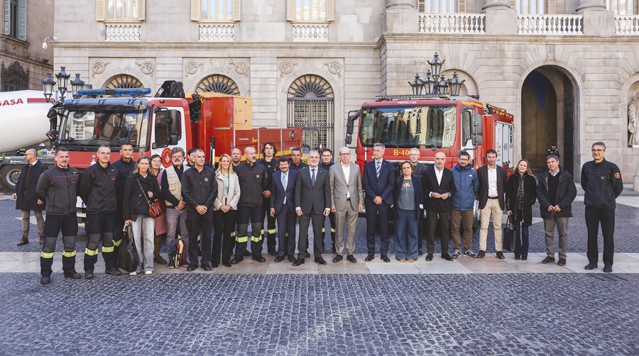 Se trata del convoy más relevante de los cuatro que el Ayuntamiento de Barcelona ha organizado desde el inicio del puente humanitario con Ucrania.
