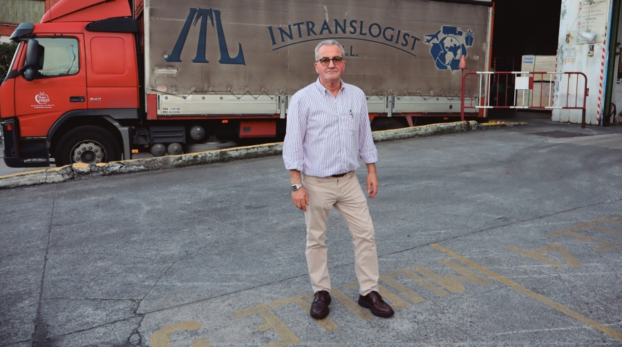 Juan José Campos, director gerente de Intranslogist, destaca la versatilidad de los servicios y las instalaciones de la compañía para los transitarios. Foto J.P.