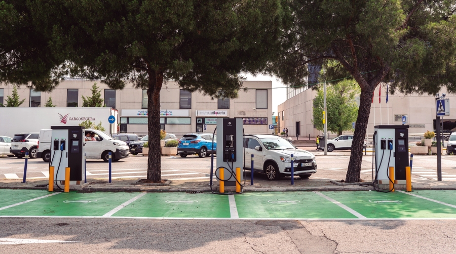 Cargadores de vehículos eléctricos.