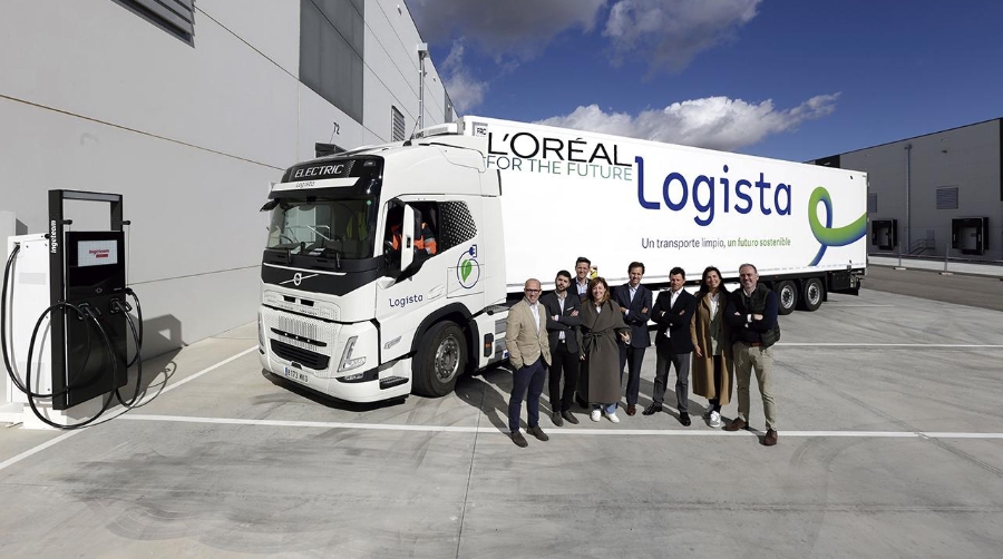 L´Oréal se sube al camión eléctrico de la mano de Logista Freight