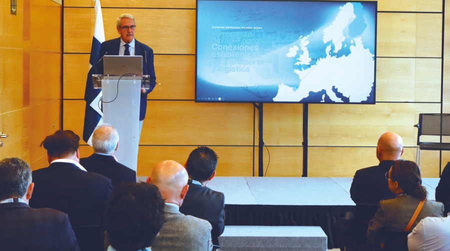 Bizkaia y Finlandia refuerzan la colaboración logística con nuevas alianzas empresariales